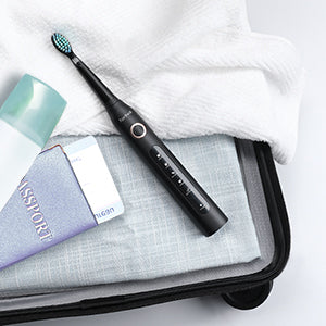 Fairywill FW-D7 Electric Sonic Toothbrush | USB Rechargeable, Waterproof, 8 Replacement Heads