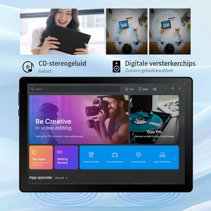 URAO 2026 Android 15 Tablet 10" – 20GB RAM, 64GB+1TB, Widevine L1, Bundle with Keyboard & Stylus