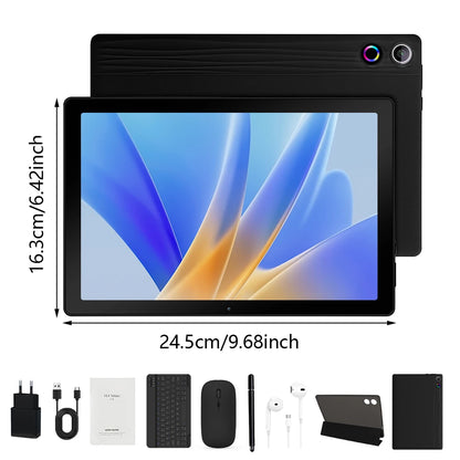 URAO 10" Android 15 Tablet – 20GB+64GB, 1TB Expandable, Widevine L1, 5000mAh, Stylus, Keyboard, Mouse & Case Set
