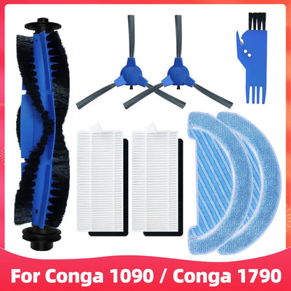 Cecotec Conga 1090 / 1790 Titanium Ultra Robot Vacuum Spare Parts – Brush, Filter & Mop
