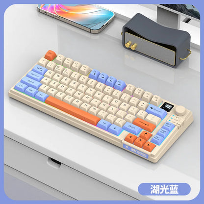 YQT K92 Wireless Keyboard & Mouse Set – 80% Layout, Bluetooth 2.4G, Multi-Language, Backlit, 2000mAh