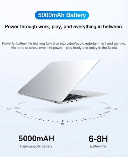 Yepo 14.1" Ultra Slim Laptop – Intel Core i7-8650U, 16/32GB DDR4, up to 2TB SSD, Windows 11 Pro