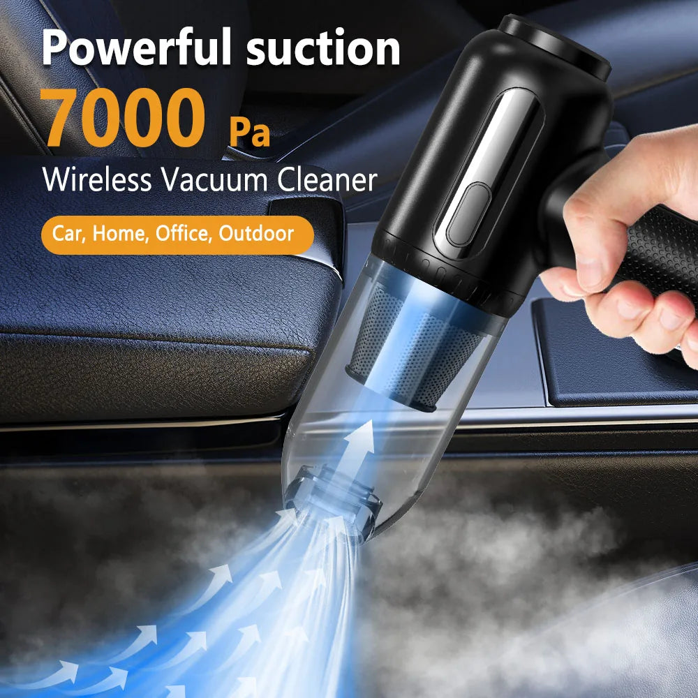 YASOKO 2-in-1 Air Blower & Vacuum Cleaner – 6000mAh Cordless, Keyboard & Computer Duster