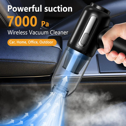 YASOKO 2-in-1 Air Blower & Vacuum Cleaner – 6000mAh Cordless, Keyboard & Computer Duster
