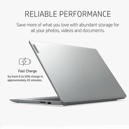 Lenovo IdeaPad 1i 15.6" Business Laptop – Intel Celeron N4500, up to 20GB RAM, up to 640GB Storage, WiFi 6, 1-Year Office 365