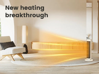AIRMATE 25" Ceramic Tower Space Heater | Thermostat | Large Room | Indoor