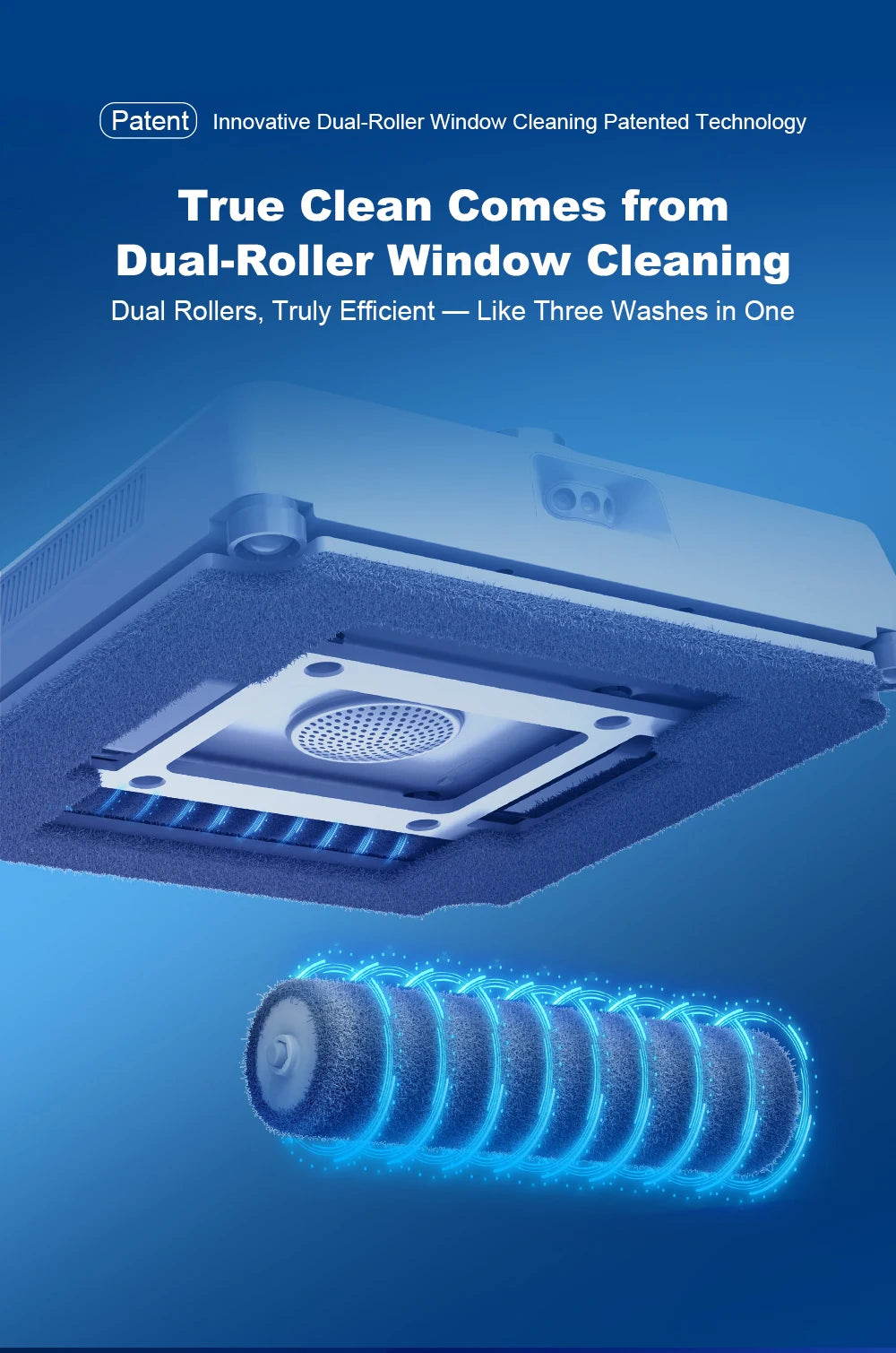 Liectroux S9 Window Cleaning Robot 2026 – Dual Roller Brushes, 6-Way Water Spray, 9kPa, App Control