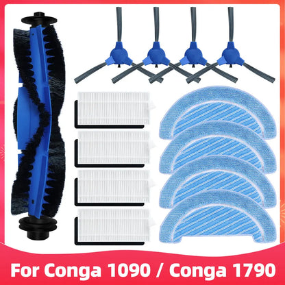 Cecotec Conga 1090 / 1790 Titanium Ultra Robot Vacuum Spare Parts – Brush, Filter & Mop