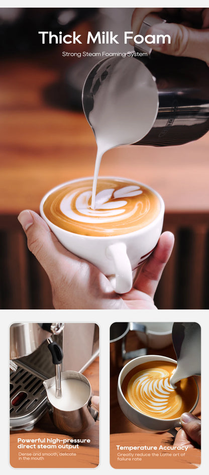 HiBREW H10B Pro Fully Automatic Coffee Machine | Bean-to-Cup | Touch Screen | EU 220V