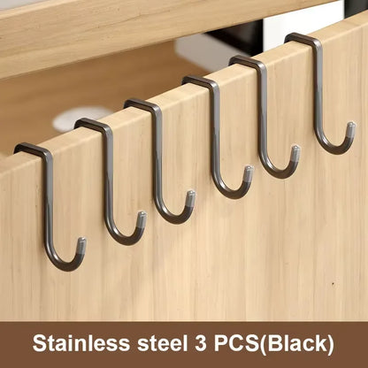 Seamless Adhesive Wall Hook | No-Drill Stainless Steel Hook for Kitchen, Bathroom & Wardrobe
