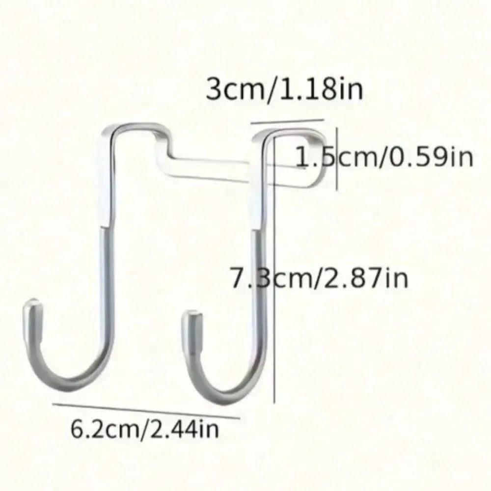 Seamless Adhesive Wall Hook | No-Drill Stainless Steel Hook for Kitchen, Bathroom & Wardrobe