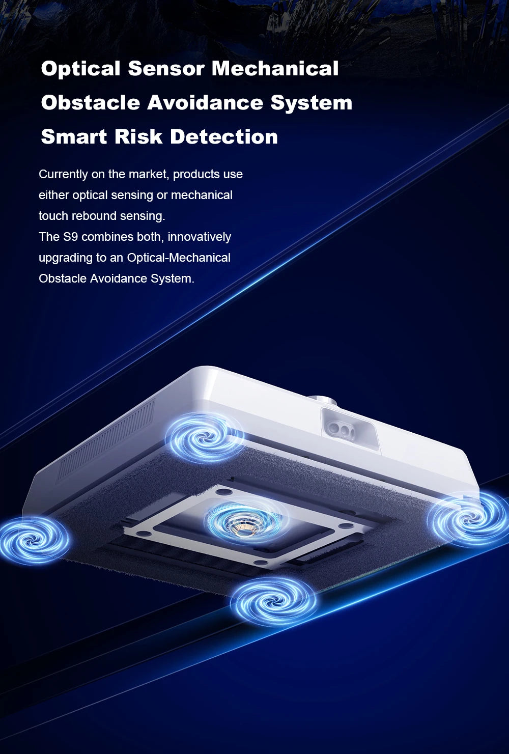 Liectroux S9 2026 Robot Window Vacuum Cleaner – Auto Water Spray, APP Control