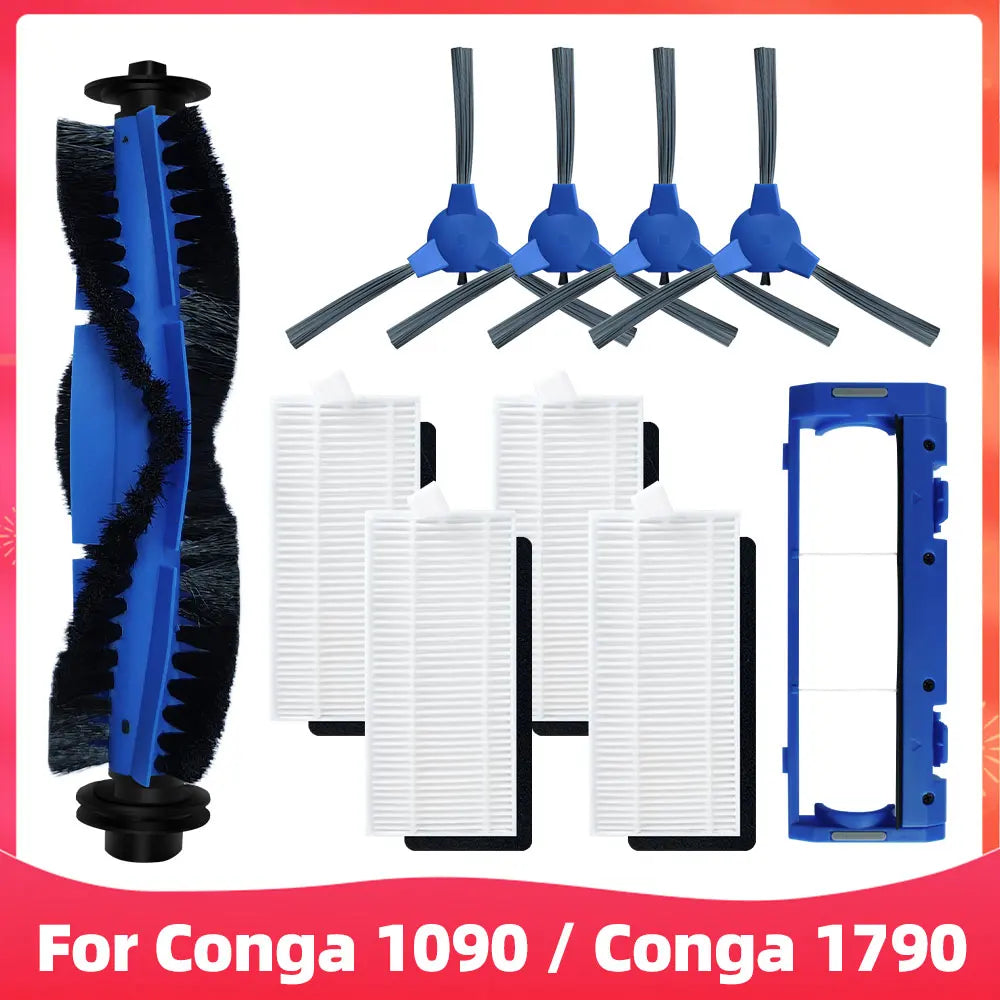 Cecotec Conga 1090 / 1790 Titanium Ultra Robot Vacuum Spare Parts – Brush, Filter & Mop