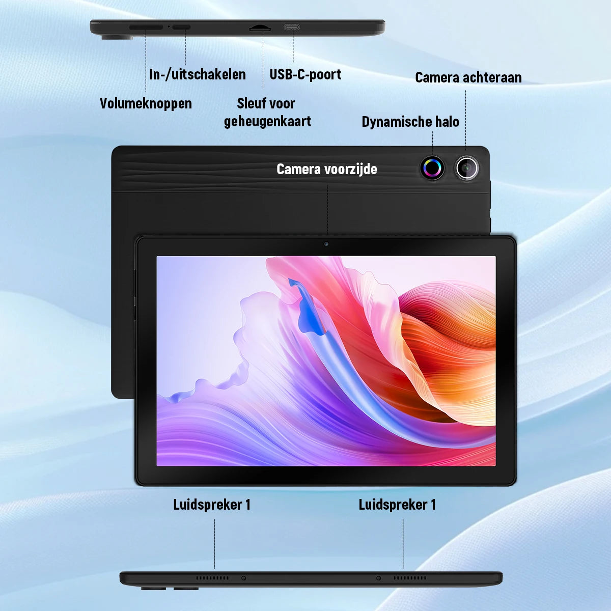 URAO 10" Android 15 Tablet – 20GB+64GB, 1TB Expandable, Widevine L1, 5000mAh, Stylus, Keyboard, Mouse & Case Set