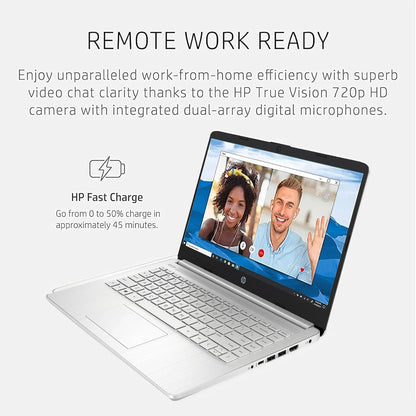 HP 14" Business Laptop – Intel Celeron N4120, up to 16GB RAM, up to 384GB Storage, 1 Year Office 365, Silver
