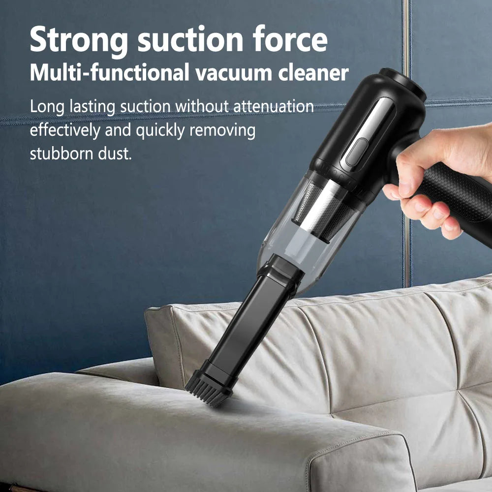 YASOKO 2-in-1 Air Blower & Vacuum Cleaner – 6000mAh Cordless, Keyboard & Computer Duster