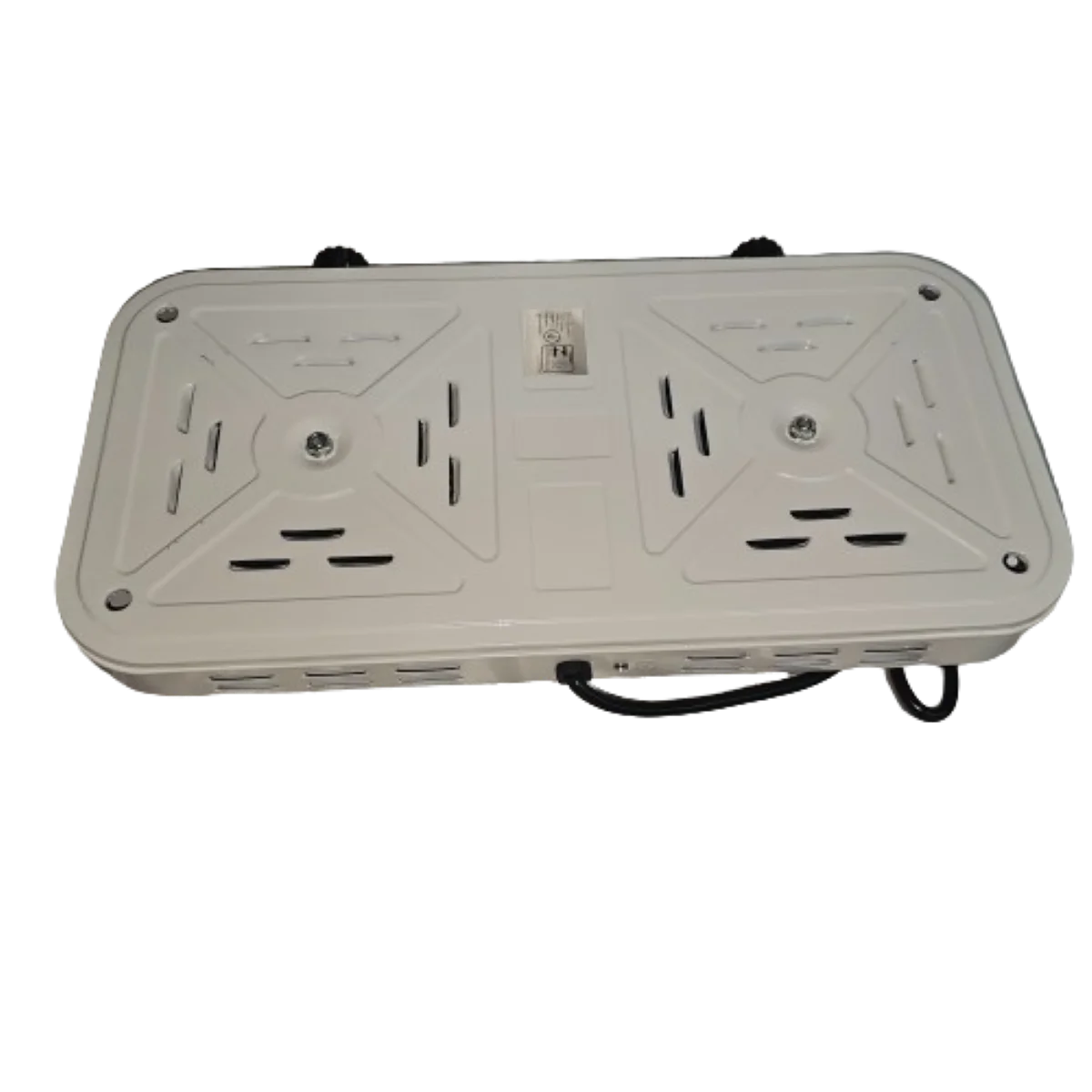 Portable Electric Cooktop 2 Burners | Disc Stove | 110V | White & Black