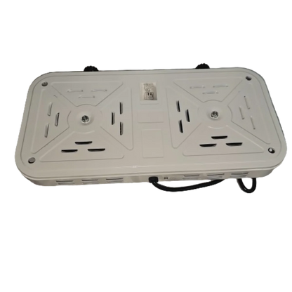 Portable Electric Cooktop 2 Burners | Disc Stove | 110V | White & Black