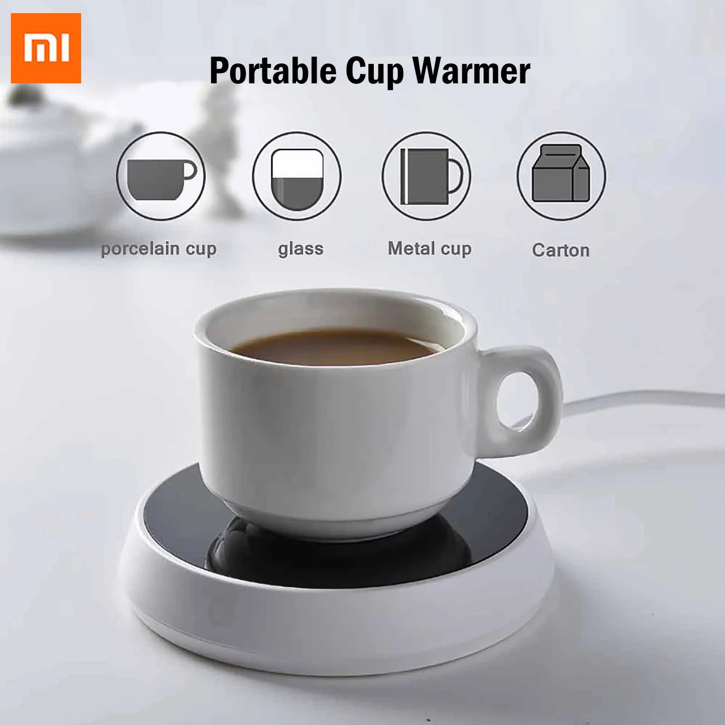 Smart Mug Heater – Gravity-Induction Coffee Cup Warmer, 3 Modes, Constant Temperature