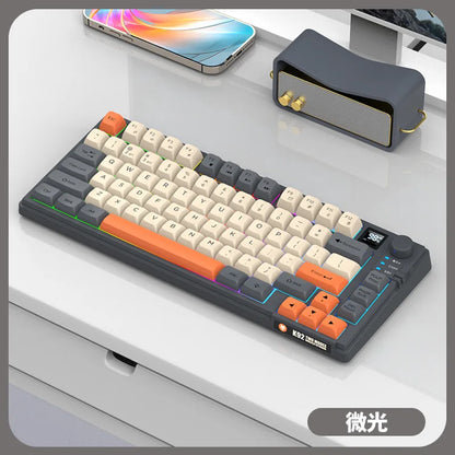 YQT K92 Wireless Keyboard & Mouse Set – 80% Layout, Bluetooth 2.4G, Multi-Language, Backlit, 2000mAh