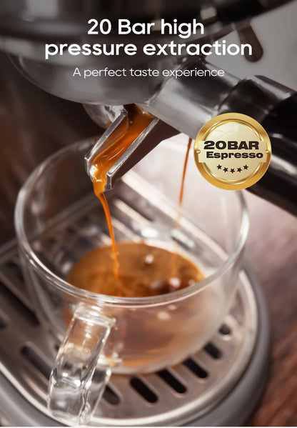 HiBREW H10B Fully Automatic Coffee Machine | Bean-to-Cup | Built-in Grinder | EU 220V