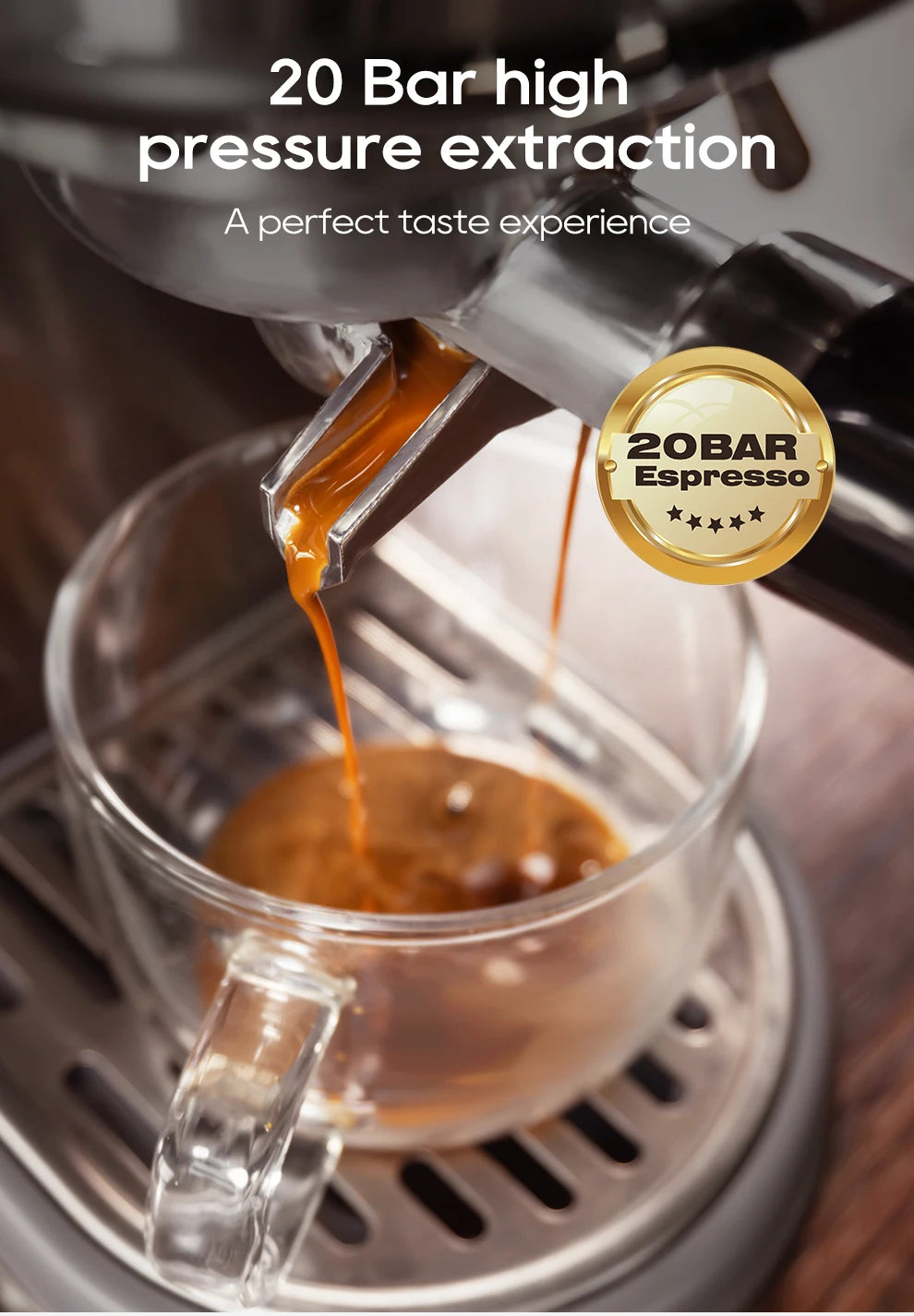 HiBREW H10B Pro Fully Automatic Coffee Machine | Bean-to-Cup | Touch Screen | EU 220V