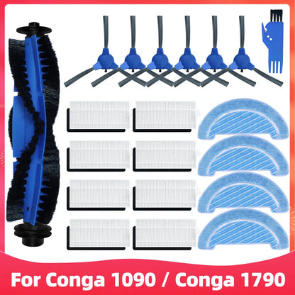 Cecotec Conga 1090 / 1790 Titanium Ultra Robot Vacuum Spare Parts – Brush, Filter & Mop