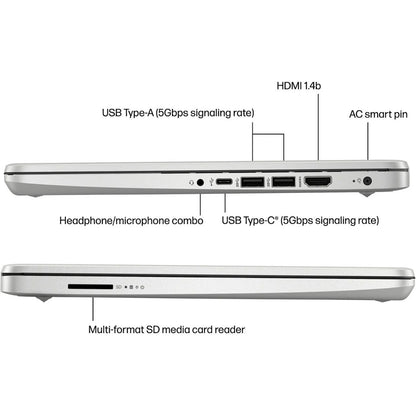HP 14" Business Laptop – Intel Celeron N4120, up to 16GB RAM, up to 384GB Storage, 1 Year Office 365, Silver