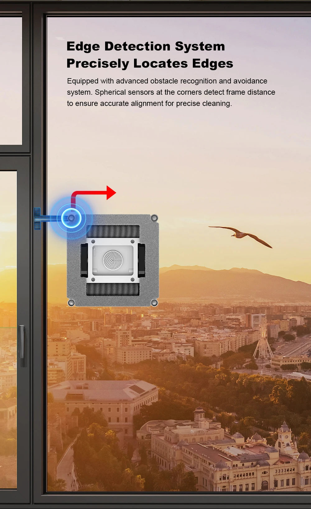Liectroux S9 Window Cleaning Robot 2026 – Dual Roller Brushes, 6-Way Water Spray, 9kPa, App Control