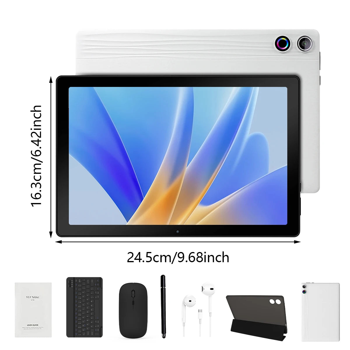 URAO 2026 Android 15 Tablet 10" – 20GB RAM, 64GB+1TB, Widevine L1, Bundle with Keyboard & Stylus