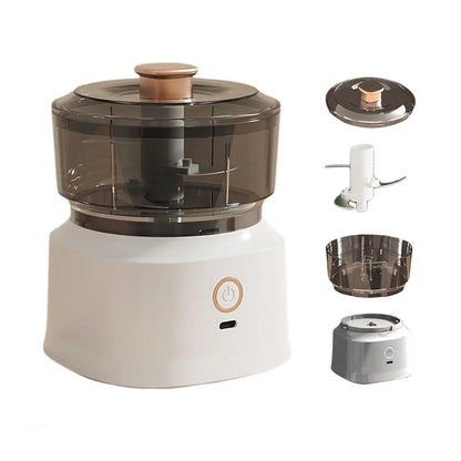 Mini Electric Food Processor USB | Garlic Chopper, Meat Grinder, Vegetable Mincer, 350ML Portable