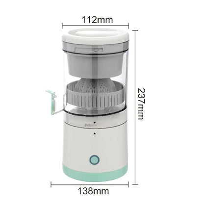 Rechargeable Electric Citrus Juicer – Portable USB Charging, Orange Lemon Grapefruit Squeezer with Cleaning Brush