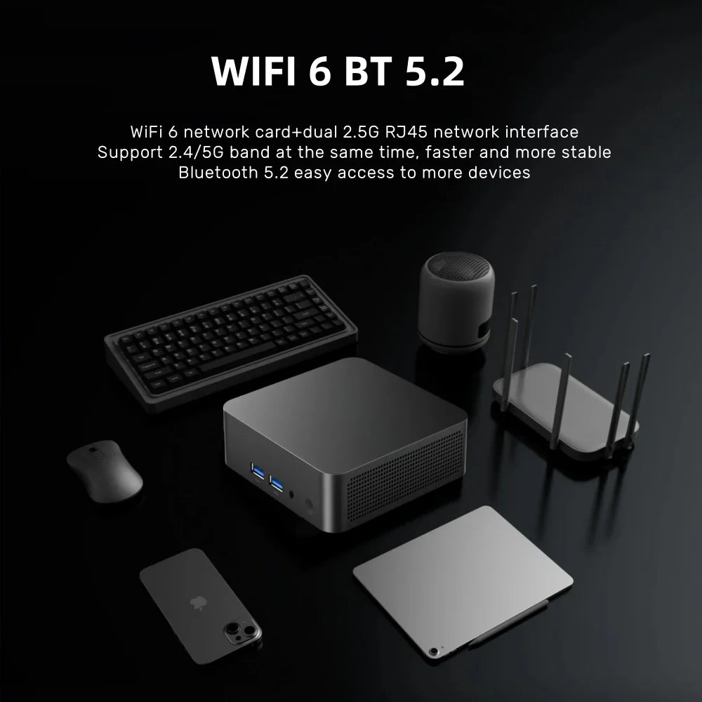 Mini PC – Intel Core i9-8950HK / i3-6100U, 16GB RAM, 1TB/2TB SSD, 4K, WiFi 6, Windows 11