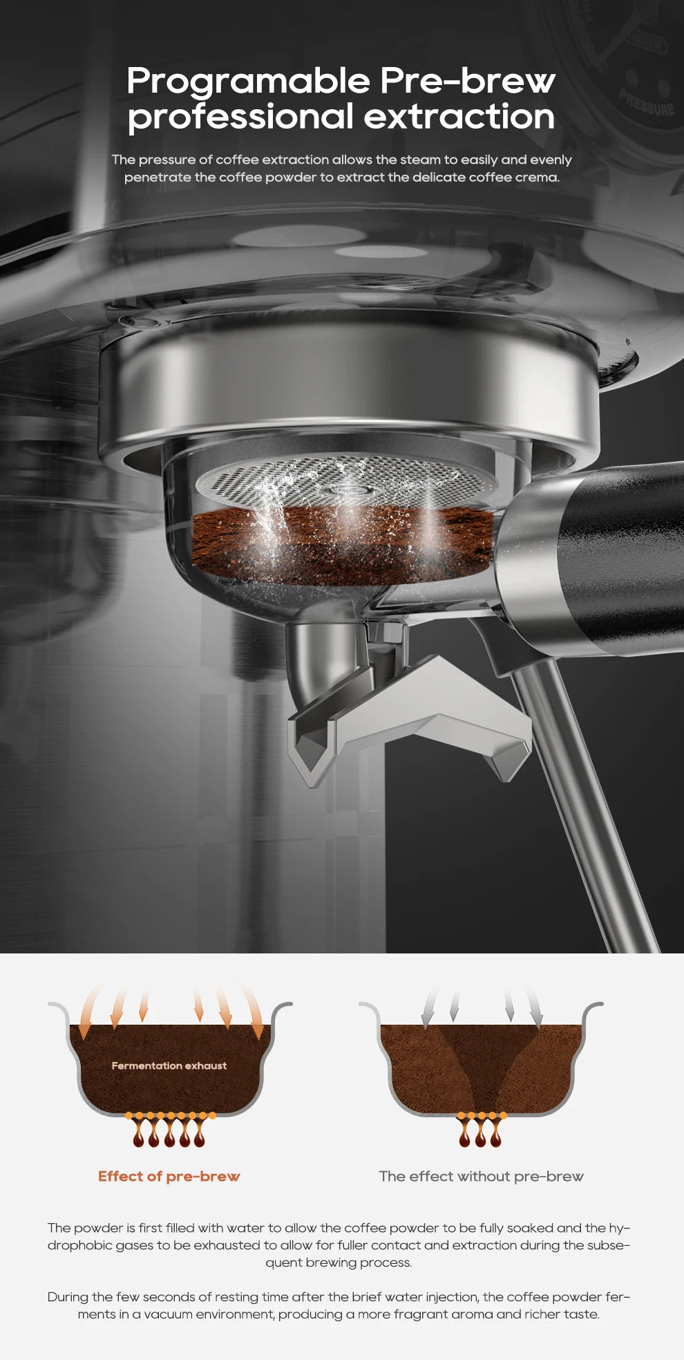 HiBREW H10B Pro Fully Automatic Coffee Machine | Bean-to-Cup | Touch Screen | EU 220V