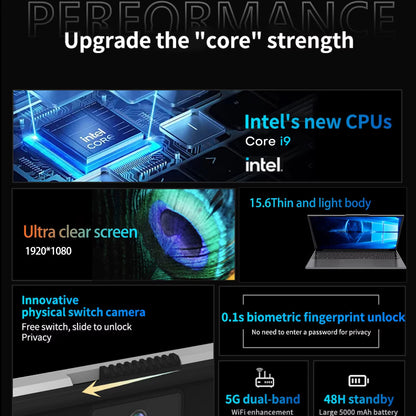 15.6" Gaming Laptop – Intel Core i9 10980HK, 16GB RAM, up to 2TB SSD, Windows 11