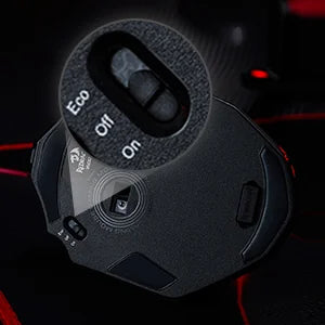 Redragon M913 Wireless Gaming Mouse – 16000 DPI, 16 Buttons, RGB, 2.4GHz (Black/White)