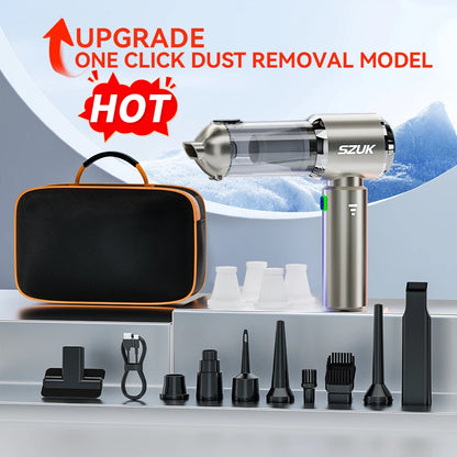 SZUK 18000Pa Mini Wireless Car Vacuum Cleaner – Powerful Portable Handheld Cleaner