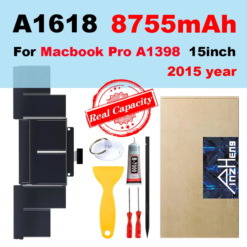PINZHENG MacBook Pro 13"/15" Battery Replacement — A1278/A1286/A1342/A1398 & More