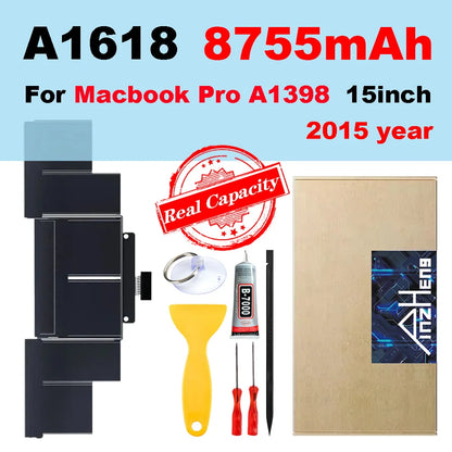 PINZHENG MacBook Pro 13"/15" Battery Replacement — A1278/A1286/A1342/A1398 & More