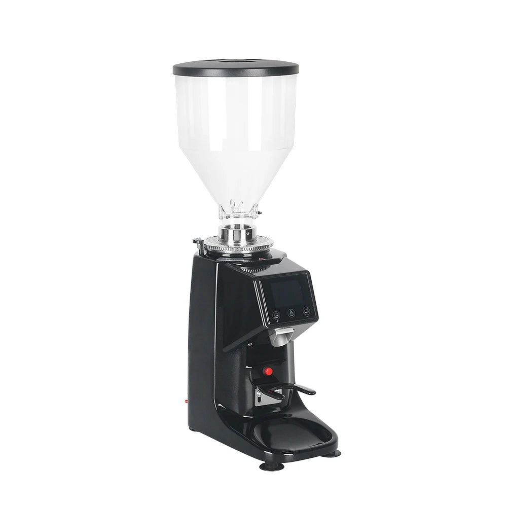 R.E.D. Shopping ITOP coffee grinder with touch screen, 60mm flat burr, aluminum alloy body, 110V/220V for fresh espresso.