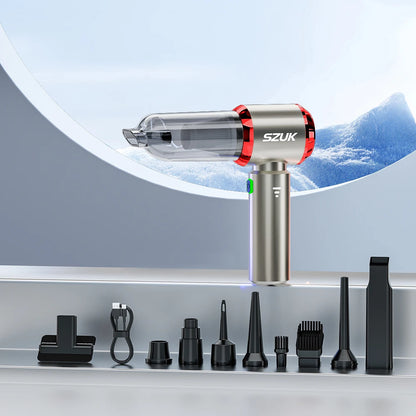 SZUK 18000Pa Mini Wireless Car Vacuum Cleaner – Powerful Portable Handheld Cleaner