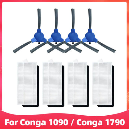 Cecotec Conga 1090 / 1790 Titanium Ultra Robot Vacuum Spare Parts – Brush, Filter & Mop