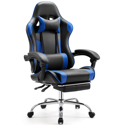 JHK Ergonomic Racing Gaming Chair – PU Leather with Headrest & Lumbar Support