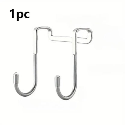 Seamless Adhesive Wall Hook | No-Drill Stainless Steel Hook for Kitchen, Bathroom & Wardrobe