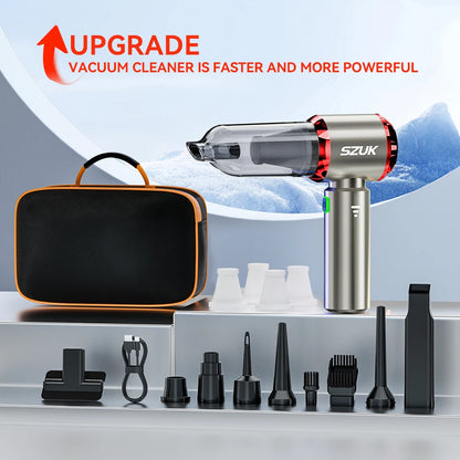 SZUK 18000Pa Mini Wireless Car Vacuum Cleaner – Powerful Portable Handheld Cleaner