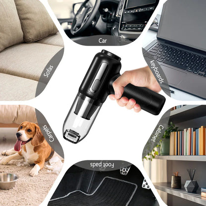 YASOKO 2-in-1 Air Blower & Vacuum Cleaner – 6000mAh Cordless, Keyboard & Computer Duster