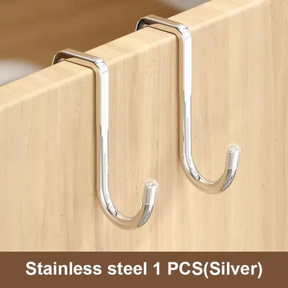 Seamless Adhesive Wall Hook | No-Drill Stainless Steel Hook for Kitchen, Bathroom & Wardrobe