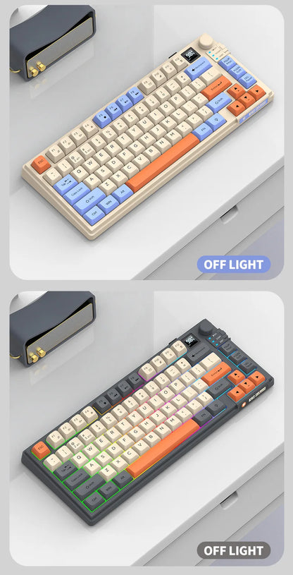 YQT K92 Wireless Keyboard & Mouse Set – 80% Layout, Bluetooth 2.4G, Multi-Language, Backlit, 2000mAh