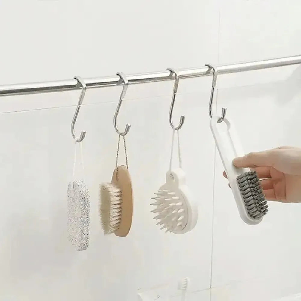 Seamless Adhesive Wall Hook | No-Drill Stainless Steel Hook for Kitchen, Bathroom & Wardrobe