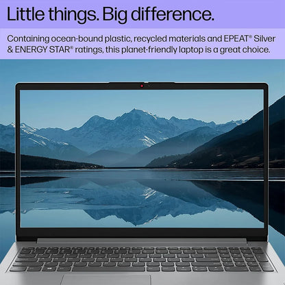 Lenovo IdeaPad 1i 15.6" Business Laptop – Intel Celeron N4500, up to 20GB RAM, up to 640GB Storage, WiFi 6, 1-Year Office 365
